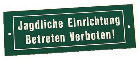 Jagdliche Einrichtung