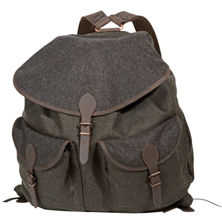 Loden-Rucksack grün/grau