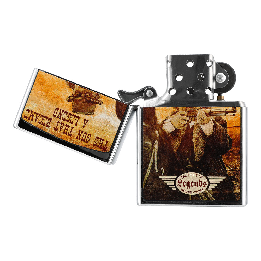 Feuerzeug Cowboy Rifle, mittel, 11.3x7.8x2.7cm