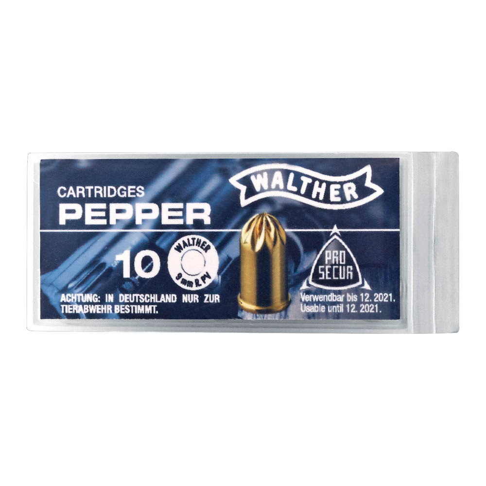 Walther Pfefferpatronen 9 mm, R.K. PV, 10 St. 10 St.
