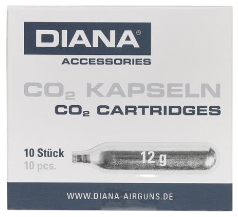 DIANA CO2-Kapseln 10 Stk. a, 12g im Karton