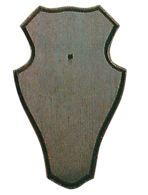 Geweihbrett rund dunkel, Rot- u Damhirsch 29x17